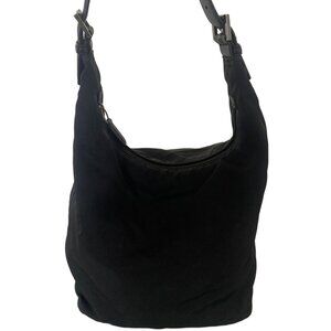 Coach Black Mercer Twill Hobo Bag 7423